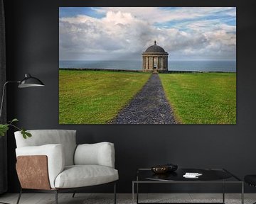 De Mussenden Temple, N. Ierland. van Edward Boer