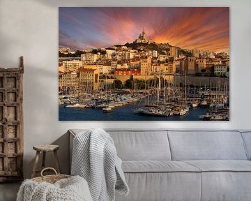 Marseille sunset by Vincent Xeridat