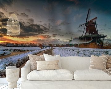 Winter on the Zaanse ramp by John Leeninga