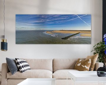 Lighthouse with pier - Texel  by Texel360Fotografie Richard Heerschap