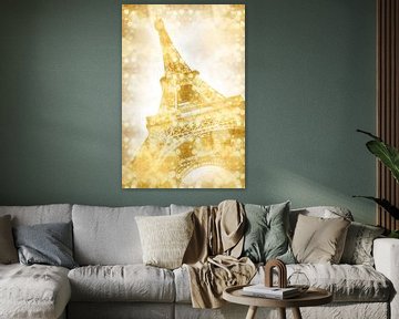 Eiffeltoren | goud van Melanie Viola