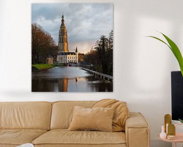 La grande église de Breda, Pays-Bas sur Jos Pannekoek