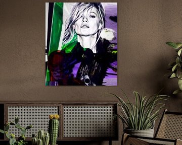 Kate Moss - bull's-eye van Felix von Altersheim