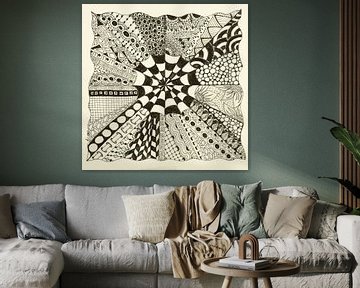 Zentangle Art by Anja  Bulté