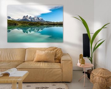 Der Cordillera Paine in Torres del Paine von Gerry van Roosmalen
