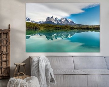 The Cordillera Paine in Torres del Paine by Gerry van Roosmalen