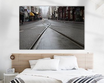 Tramrails in Amsterdam by Charissa Oudejans