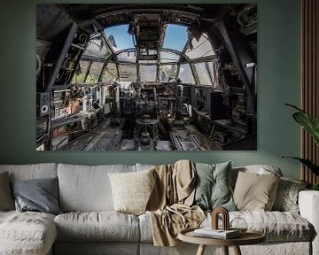 Verlaten cockpit van Frans Nijland