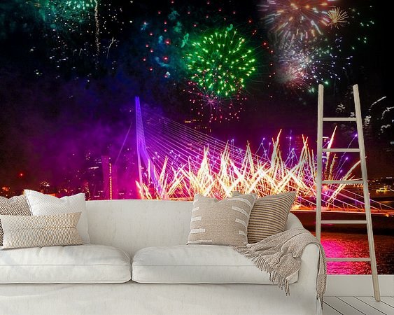 Example of the artwork in a room