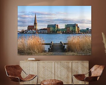 View to the city Rostock by Rico Ködder