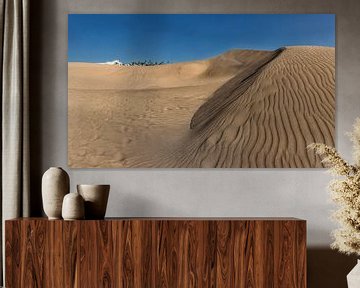 Zandduinen, mini woestijn, Dunas de Maspalomas, Maspalomas, Gran Canaria, Spanje van Rene van der Meer
