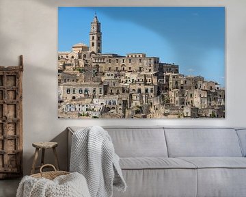 Old houses in the Italian town Matera by iPics Photography