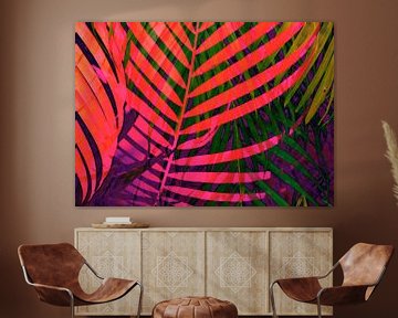 COLORFUL TROPICAL LEAVES no7 van Pia Schneider