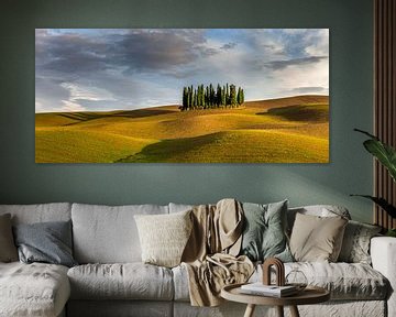 Toscane Torrenieri panorama Italië van Peter Bolman