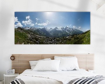 Panoramafoto des Großglockner, Österreich von Martin Stevens