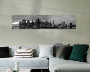 New York Skyline Panorama van Thomas van Houten