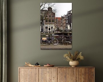 Fiets in Amsterdam van Corinne Welp