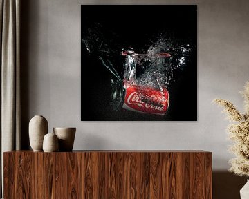Blikje Cola in water van Andre Jansen