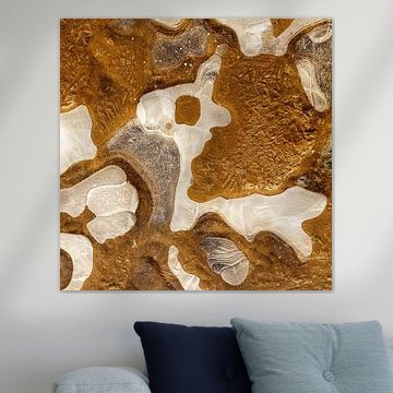 Kleiner Hund - Eisstruktur von Karla Leeftink