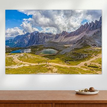 Der Drei Zinnen in den Dolomiten in Italien - 6