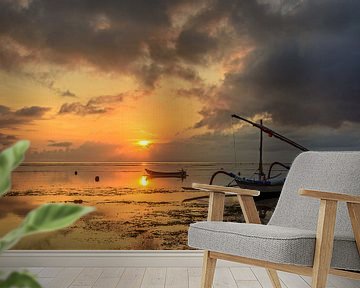 Sunrise in Sanur (Bali, Indonesie) van Ardi Mulder