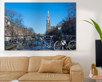 Westertoren Amsterdam van Foto Amsterdam/ Peter Bartelings