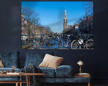Westertoren Amsterdam van Peter Bartelings