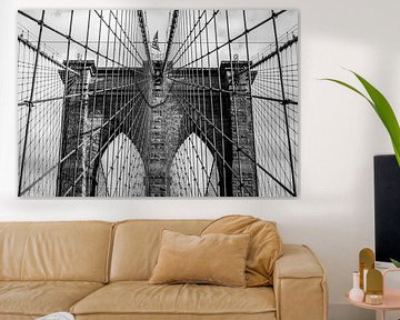 Brooklyn Bridge Seile von Thomas van Houten