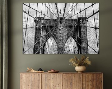 Brooklyn Bridge touwen van Thomas van Houten