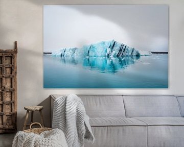 Iceberg en Islande, lac de glace Jökulsálón sur Marly Tijhaar