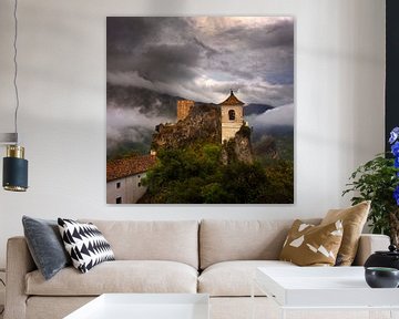 Castell de Guadelest Spanje Vierkant Formaat van Peter Bolman