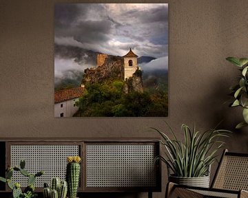 Castell de Guadelest Spanje Vierkant Formaat van Peter Bolman