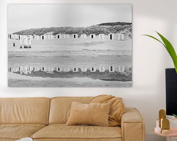 Strandhuisjes in Zeeland van Marian Sintemaartensdijk