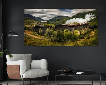Steam train by Wojciech Kruczynski