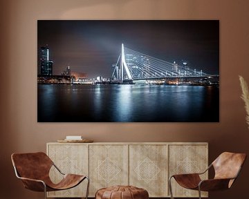 Rotterdam Skyline II (color) van Dennis Wierenga