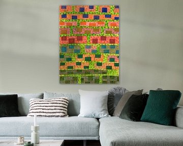 Added Color to a Colorful Wall