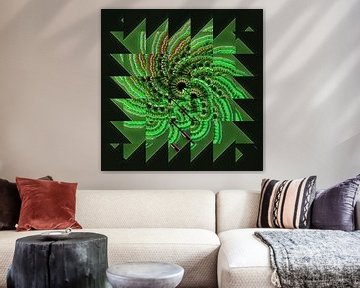 Green fractal van Leopold Brix