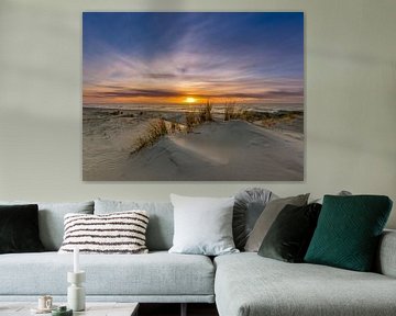 Paal 21 Zonsondergang - Texel von Texel360Fotografie Richard Heerschap