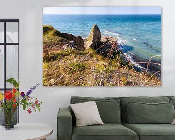 View of Point du Hoc in France by Evert Jan Luchies