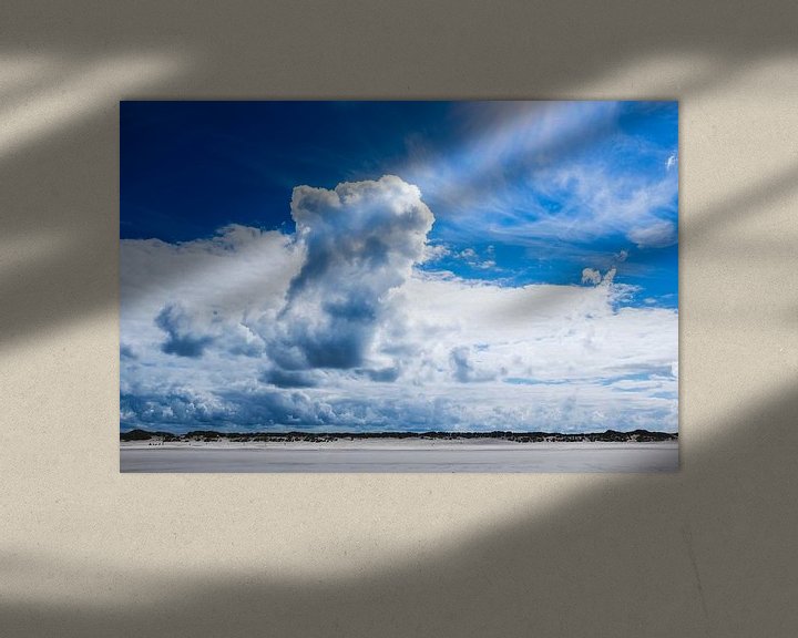 Beispiel: Wolken en strand von Nico van der Vorm
