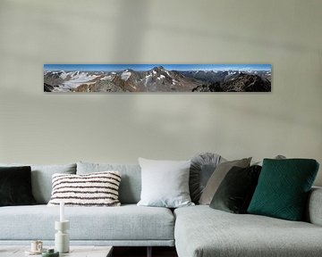 Mountain Panorama of Vorderer Brochkogel  van Christian Moosmüller