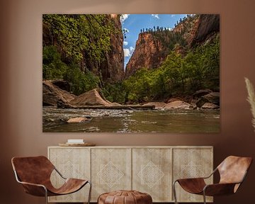 Zion National park Amerika van Robert Dibbits