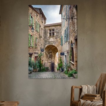 Eine Straße in Cordes-sur-Ciel