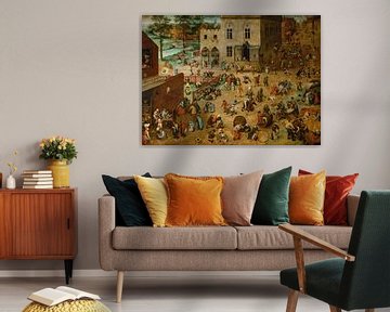 Die Kinderspiele - Pieter Bruegel the Elder