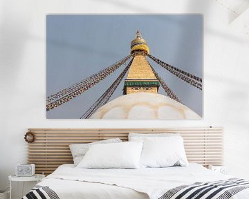 Les yeux du stupa Bouddhanath à Katmandou | Népal sur Photolovers reisfotografie