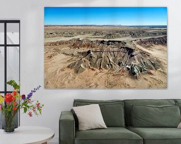 Painted Desert, Tloi Eechii cliffs bij Ward Terrace, Arizona, USA van Marco van Middelkoop