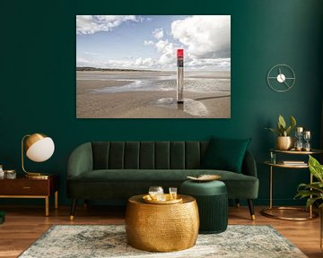 Beach post on Texel / Texel beach by Justin Sinner Pictures ( Fotograaf op Texel)