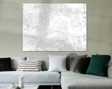 Schaduwkaart Rotterdam van Frans Blok