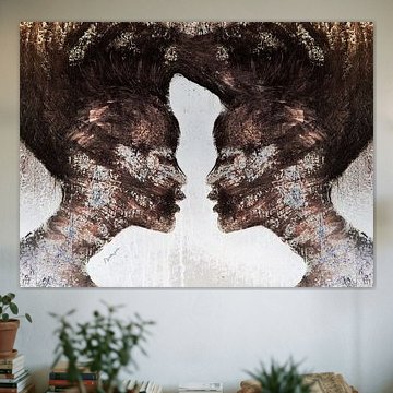 18. silhouette, portrait, women, Miss. by Alies werk