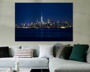 Manhattan Skyline in the twilight von Ruth Klapproth